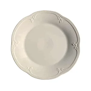 LIVETAI Small Vine Relief Round Plate