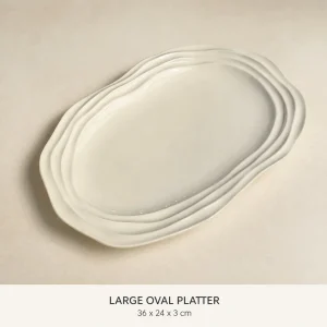 LIVETAI Luoyi Large Oval Plate