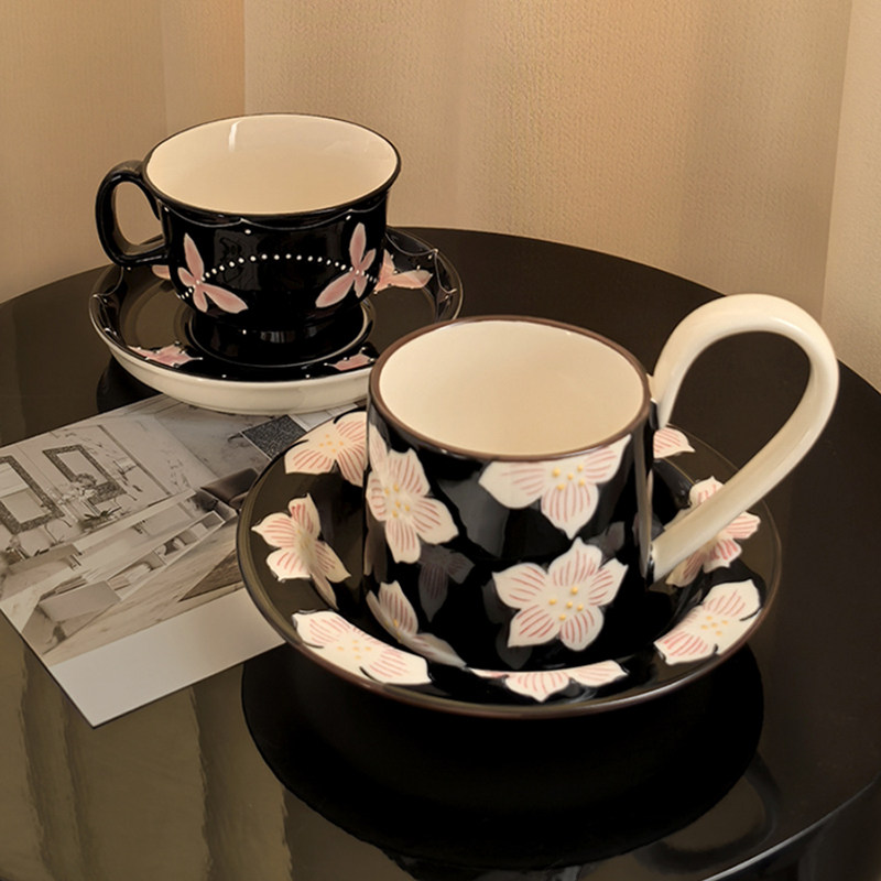 LIVETAI Vintage Botanical Cup & Saucer Collection — collection